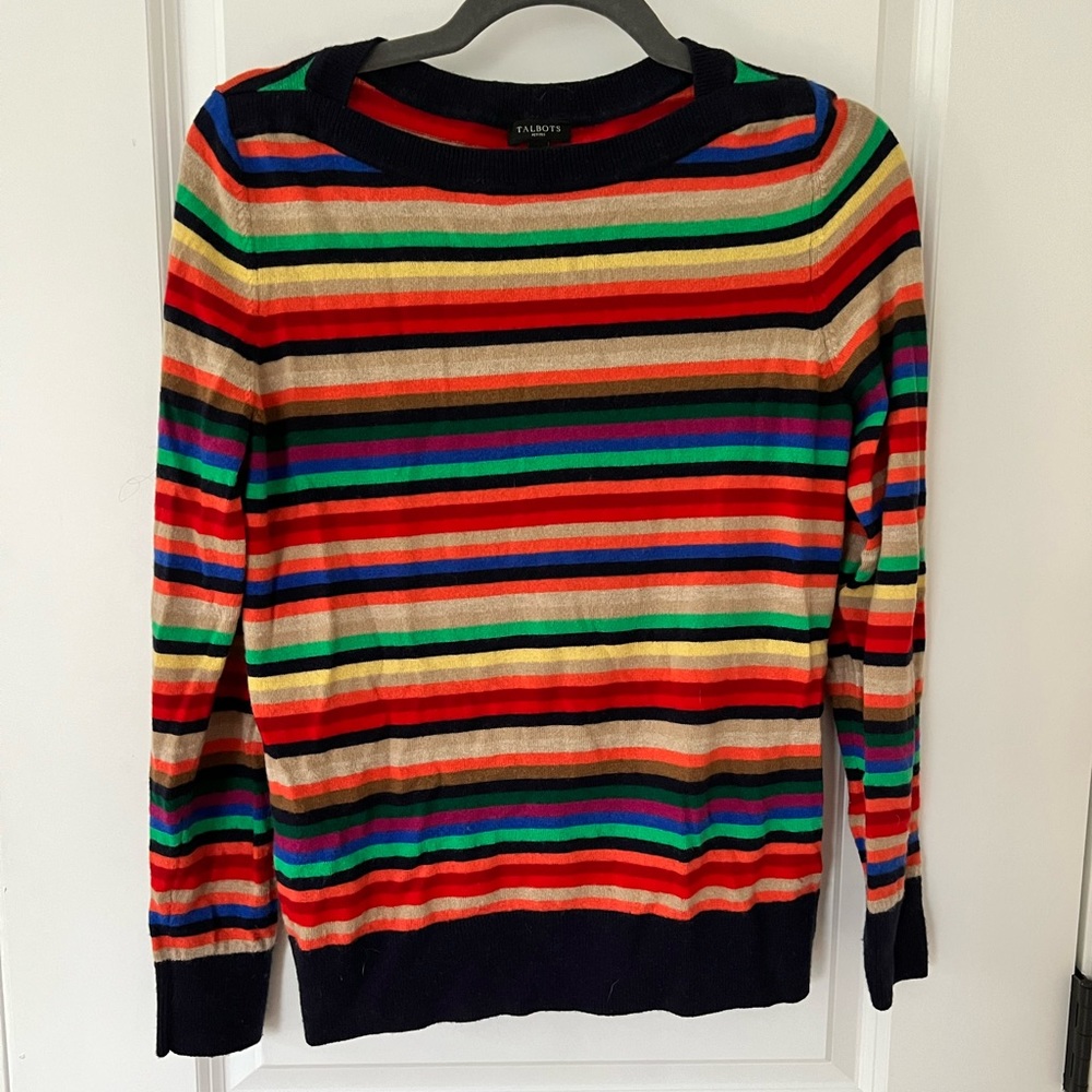 Striped Talbots sweater